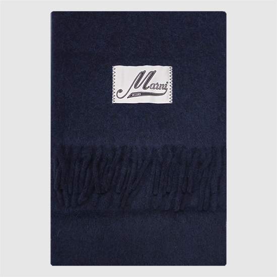 λ§λ₯΄λ Alpaca Muffler SCMC0059Y0 UTW918 00B99 BLUBLACK