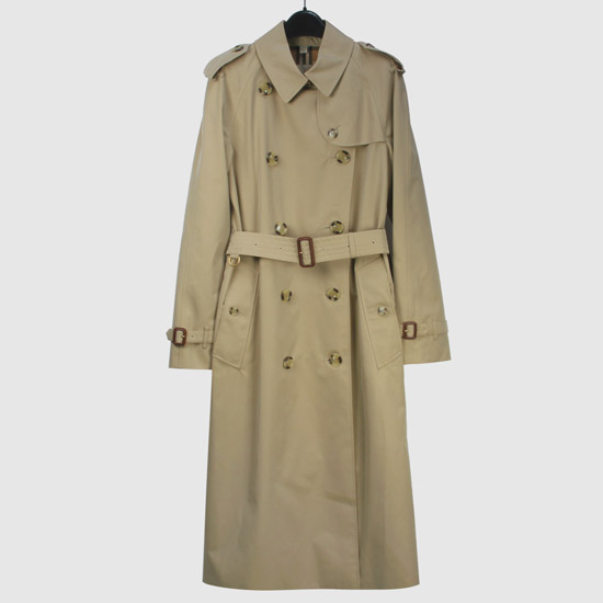 BURBERRY Women's WATERLOO Heritage Trench Long Coat 8045785 HONEY