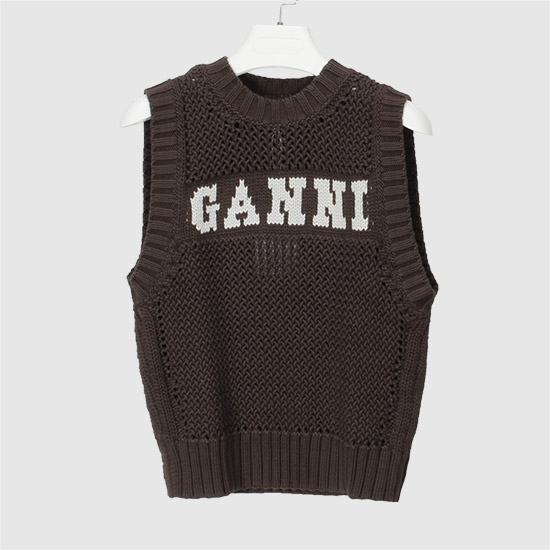 κ°λ Cotton λ‘μ°ν Vest K2120 079 HOT FUDGE