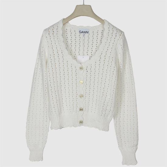 가니 코튼 레이스 오넥 가디건 K2062 151 PALOMA BRIGHT WHITE