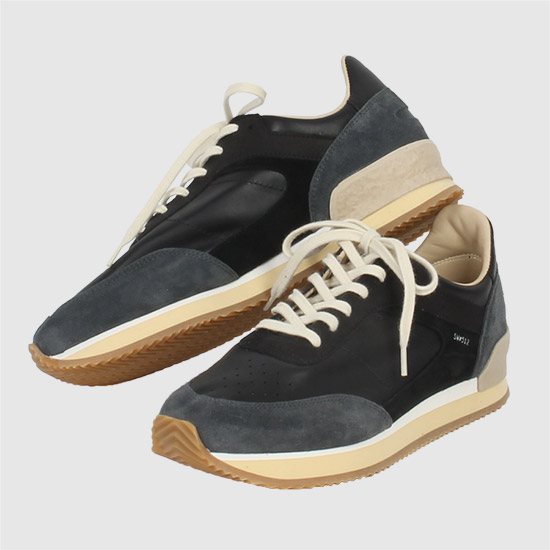 스파워트 남성 데쉬 로우 나파 스웨이드 스니커즈 51235715057 BLACK/CLAY