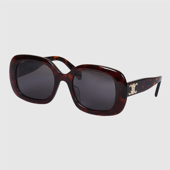 CELINE Triomphe LULU ์ ๊ธ๋ผ์ค CL40262U 52A HAVANA