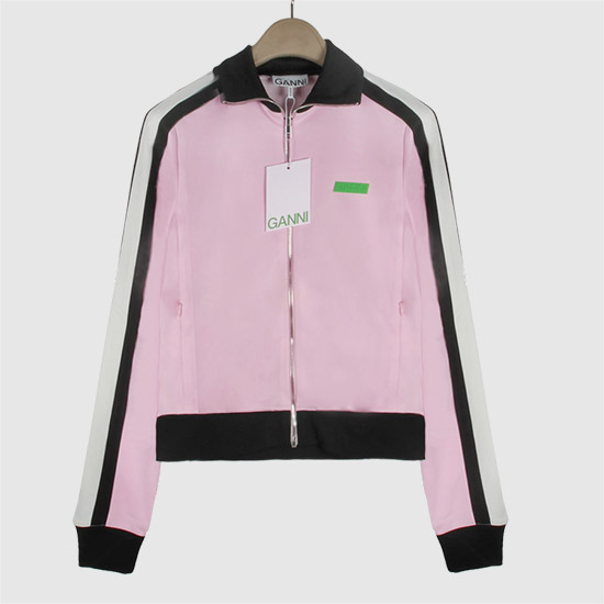 가니 스포티 저지 트랙수트 자켓 T3969 099 BLACK