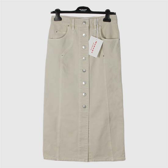 ์ด์๋ฒจ ๋ง๋ VANDY ๋ฐด๋ Denim Skirt JU0073FB B3H02E 23EC ECRU