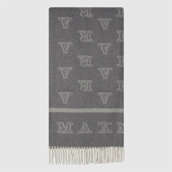 ๋ง์ค๋ง๋ผ ์จ์คํด๋ผ์ฐ์ธ Cashmere Shawl WSKLAUSE 001 LIGHT GREY