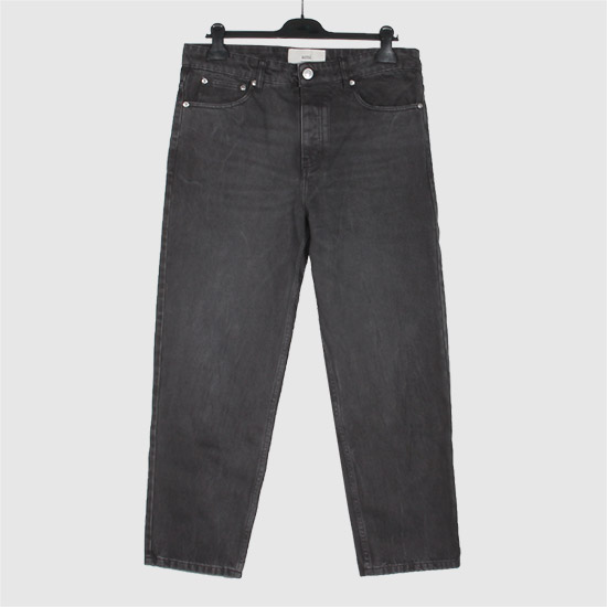 Army Men's ํ
์ดํผ๋ Fit Denim Pants HTR103 CO0037 001 BLACK