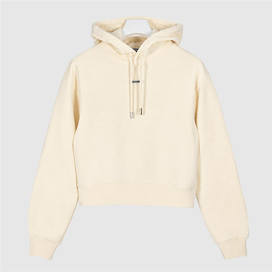 자크뮈스 여성 그로그랭 로고 후디 241JS162 2341 130 LIGHT BEIGE
