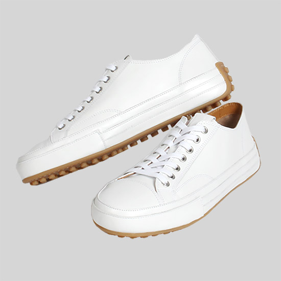 ํ ์ฆ Men's Leather Sneakers XXM59L0IY20JUS B001 WHITE