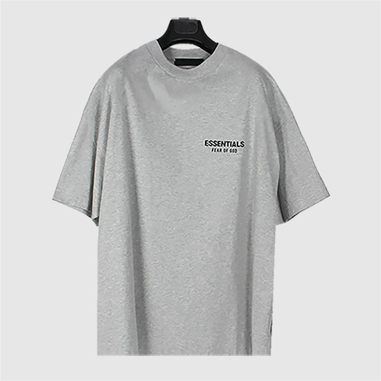 ํผ์ด์ค๋ธ๊ฐ Essential Men's Jersey Crew Neck T-Shirt 125HO244368F LIGHT HEATHER GRAY