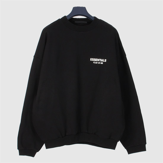 ํผ์ด์ค๋ธ๊ฐ Essential Fleece Crew Neck Sweatshirt 192HO246260F BLACK