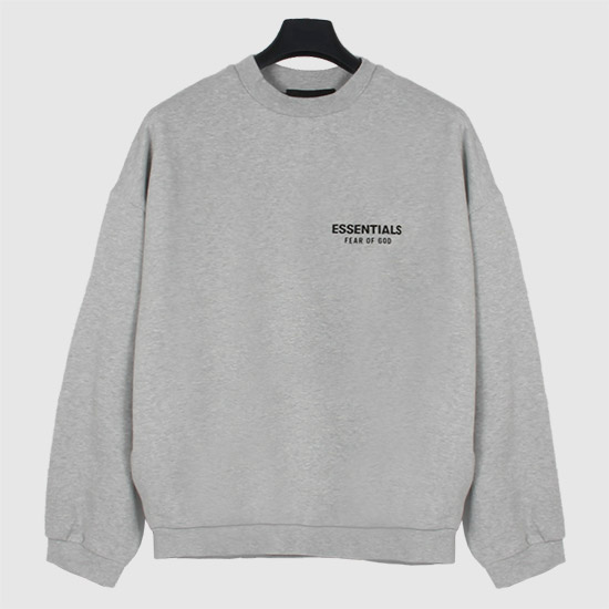 ํผ์ด์ค๋ธ๊ฐ Essential Fleece Crew Neck Sweatshirt 192HO246268F LIGHT HEATHER GRAY