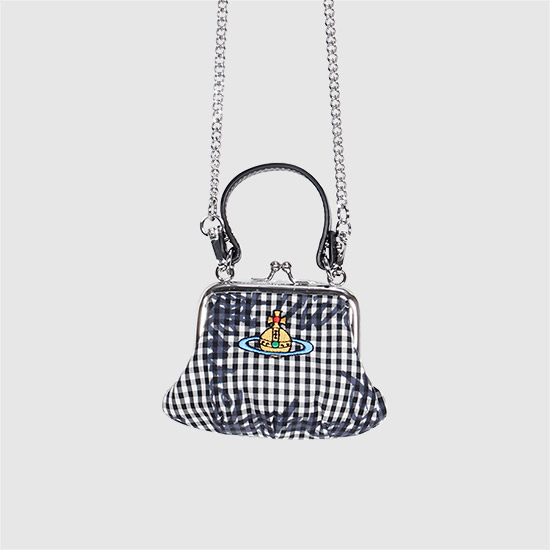 ๋น๋น์์จ์คํธ์ฐ๋ Mini ๊ทธ๋๋ Bag 5A010006W W011T O302 GINGHAM / VW BLACK