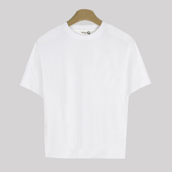 μ€λΌλ¦¬ Women's νΌλ§ Cotton Jersey T-Shirt A25ST03PC WHITE