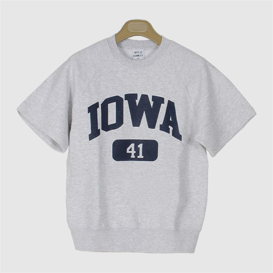 μμΌλλν€ μμ΄μ€μ Raglan Sweatshirt IOWA 41 HEATHER GREY