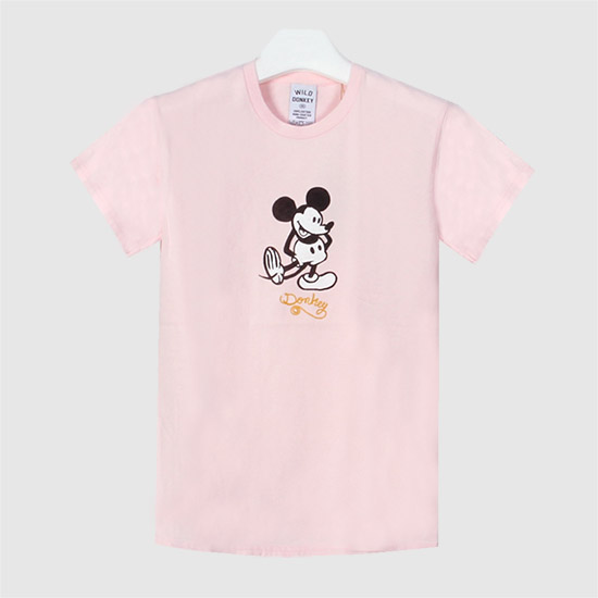 μμΌλλν€ λ―Έν€ T-Shirt MICKEY SW LIGHT PINK