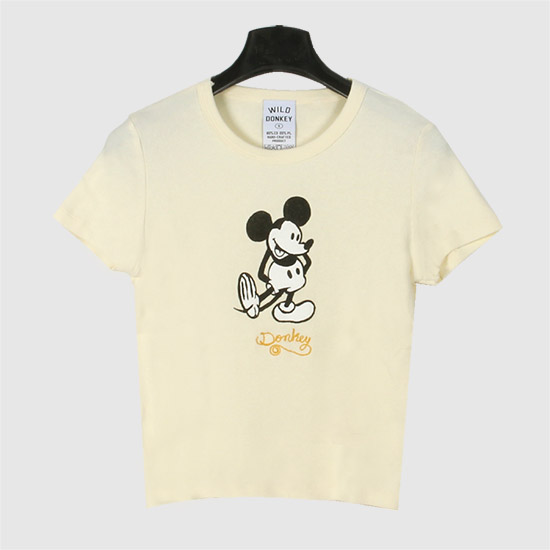 μμΌλλν€ λ―Έν€ T-Shirt MICKEY CREAM