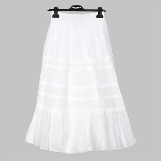 μ΄μ벨 λ§λ DIYA λμΌ Skirt JU0239FB B3J04E 20WH WHITE