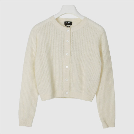 μνμ MILO λ°λ‘ Cardigan WPABE F22246 AAC OFF WHITE
