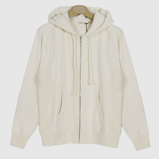 ์ค๋ผ๋ฆฌ Women's ์ค๋ฌด์ค Soft BD Sweat Zip-Up ํ๋ A25SP04TU SMOKY WHITE