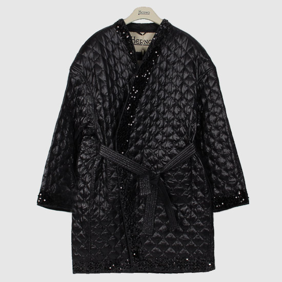 ์๋ฅด๋
ธ Women's ์ด๊ฒฝ๋ Nylon ์ํจ ์ฅ์ Quilted Jacket GI000314D 12017Z 9300 BLACK
