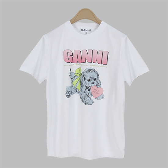 ๊ฐ๋ ๋ฒ ์ด์ง Cotton Jersey Neon ํผํผ T-Shirt T4334 151 BRIGHT WHITE