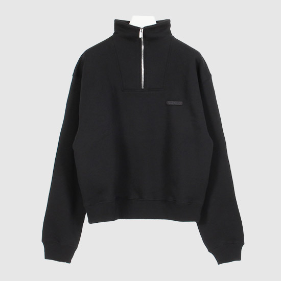자크뮈스 Women's 그로그랭 Zipper 롤넥 스웻셔츠 SSW00210AJ00174 990 BLACK