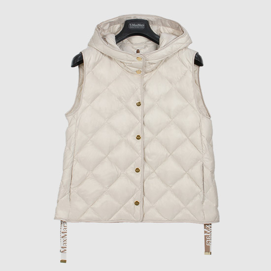 ๋ง์ค๋ง๋ผ The Cube ํธ๋ ํ ๋ฐ์ Vest Padded Jacket TREFA 066 LATTE