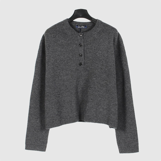S๋ง์ค๋ง๋ผ London Wool Cashmere Sweater LONDON 011 MEDIUM GREY
