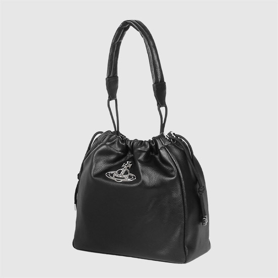 비비안웨스트우드 힐러리 버킷백 4302002RU S000D N403 BLACK
