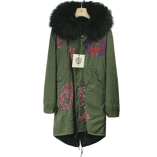AS65 Original Military Vintage Parka 8W34ES AS790 ARMY GREEN