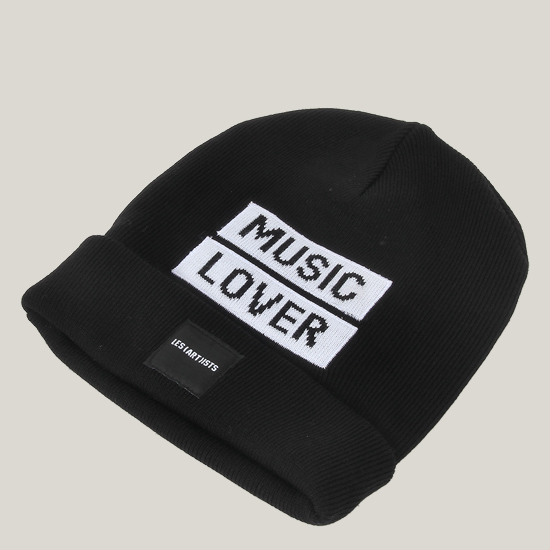 레스 아티스트 MUSIC LOVER 비니 LA03BEA61BK BLACK