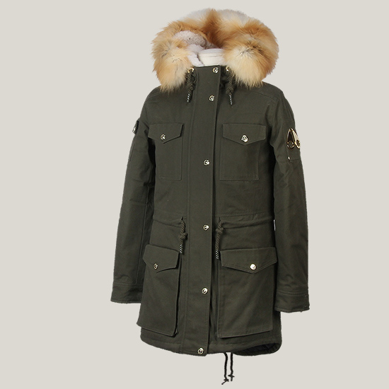 무스너클 여성 사니아 래빗 퍼 파카 SARNIA MK4620L3N1 OLIVE/NATURAL