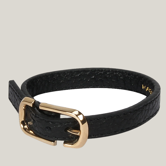 마크제이콥스 더블 랩 가죽 팔찌 M0011504 001 BLACK