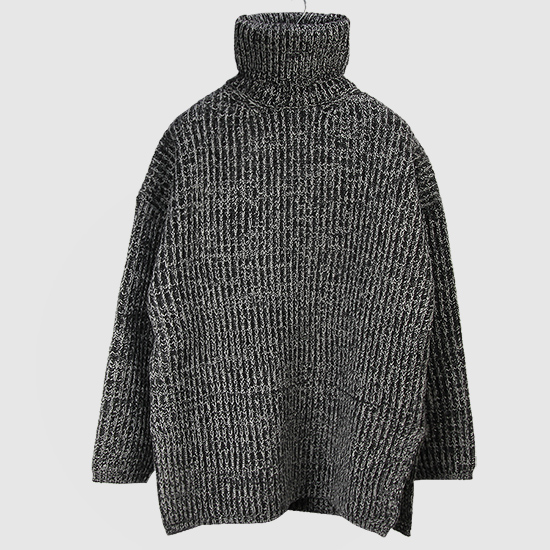 아크네 여성 오버사이즈 울 스웨터 A60018 GREY/DARK GREY