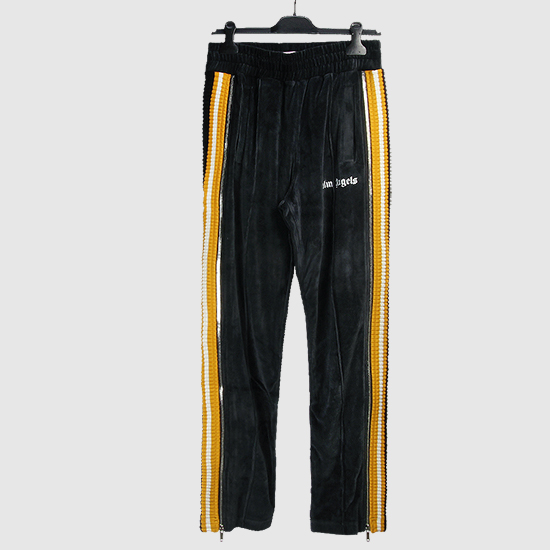 νμμ €μ€ Men's Logo CHENILL Track Pants CA007F19469007 1001 BLACK WHITE