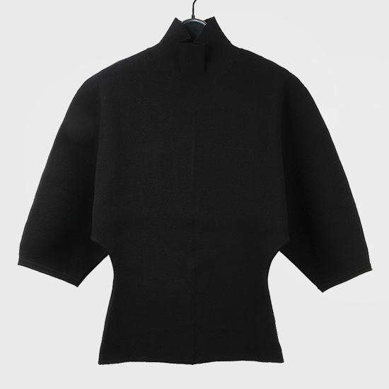 μν¬λ€ Women's KESTHER COMPACT Wool Knit A60146 BLACK