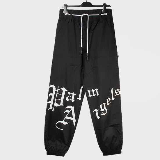νμμ €μ€ Men's NEW GOTHIC Oversized Jogger Pants PMCH008S206310061001 BLACK / WHITE