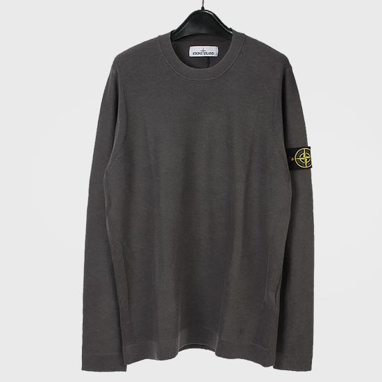 μ€ν€μμΌλλ Wappen Patch Crew Neck Knit 7215560D9 V0065 ANTHRACITE