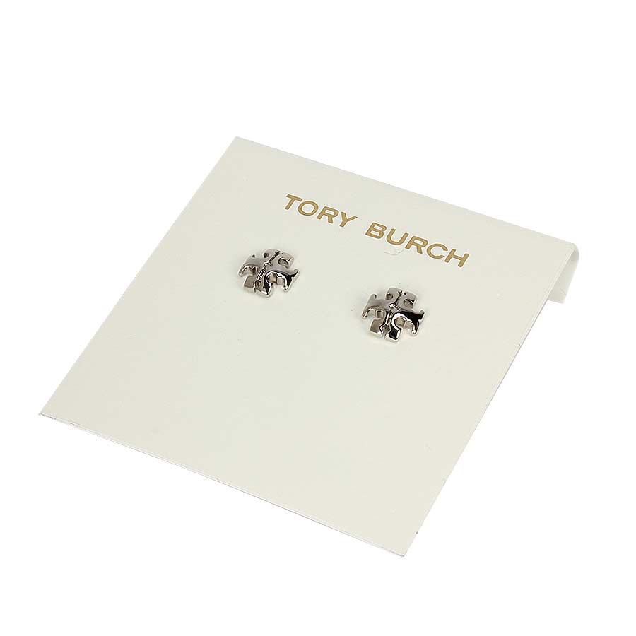 ํ ๋ฆฌ๋ฒ์น KIRA Stud Earrings 64974 022 TORY SILVER