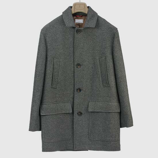 λΈλ£¨λ¬λ‘ μΏ μΉλ¬λ¦¬ Men's μΉ΄λ© Wool Coat MN4249090 TN424 C220 MEDIUM GREY