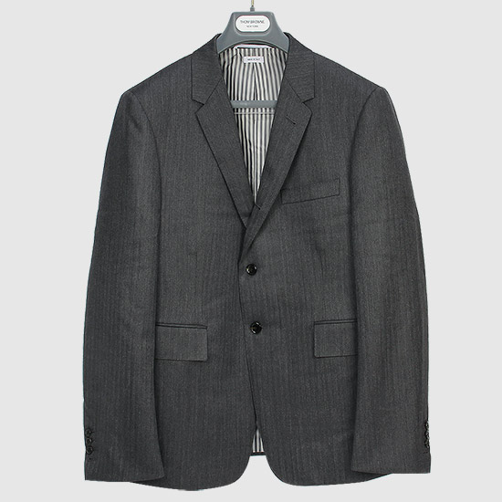 THOM BROWNE Men's ํค๋ง๋ณธ ํค๋น์ธ ํด๋์์ํธ MSC001A 05691 035 MED GREY