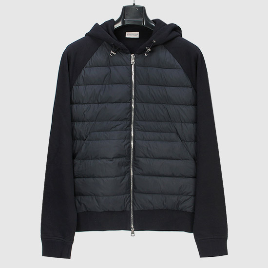 MONCLER Men's MAGLIA Down Zip-Up 8G51400 V8159 778 BLUE