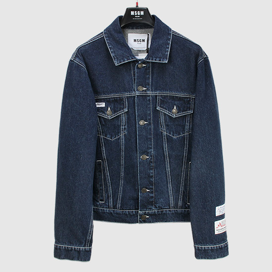 MSGM 남성 데님 자켓 3140MH41L 217590 88 BLUE
