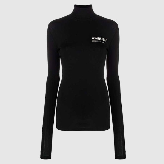 μ°λΆμ¬ Women's μν¬μ΅ EXCLUSIVE λ‘€λ₯ T-Shirt BWAD011F21JER002 1003 BLACK