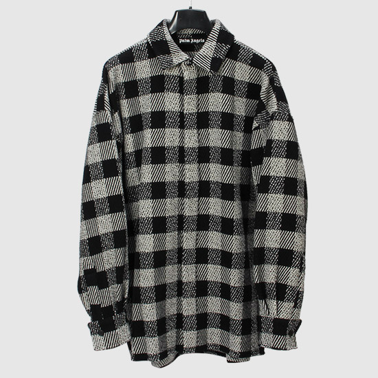 νμμ €μ€ Men's Check Over Shirt Jacket PMGA079F21FAB002 0305 OFF WHITE