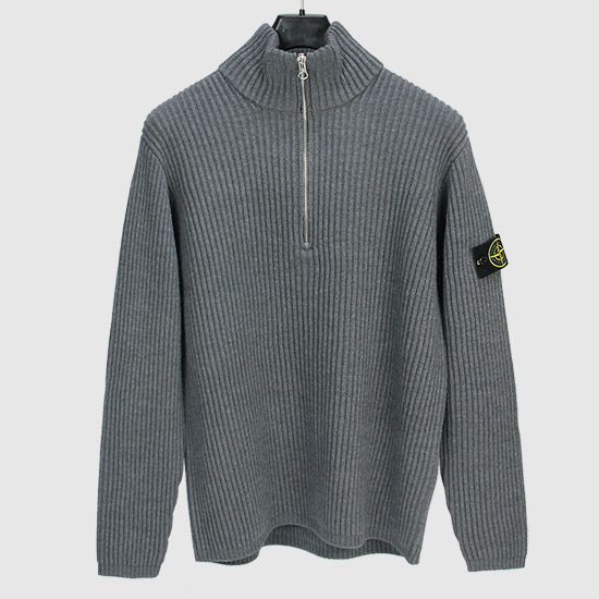 μ€ν€μμΌλλ λ° Zip-Up Wool Knit 7515518C2 V0060 GREY