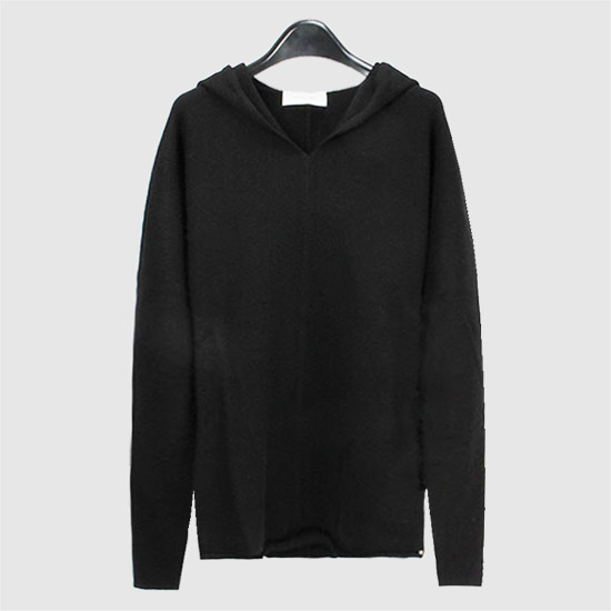 막스마라 SPORTMAX CENTRO 후드 울 캐시미어 스웨터 CENTRO 008 BLACK