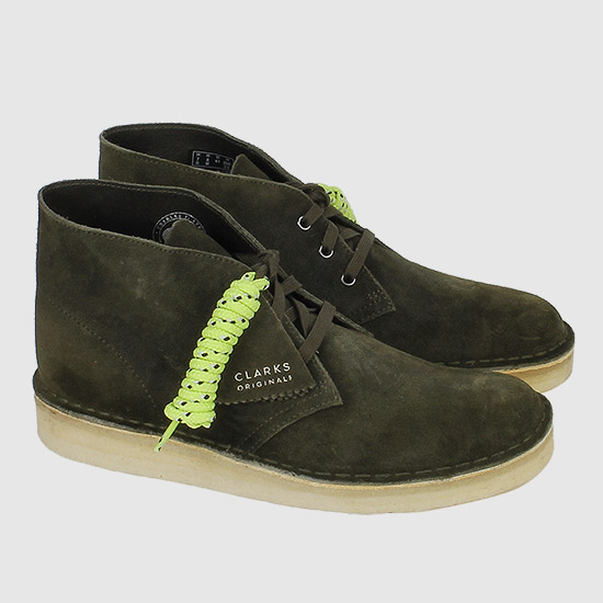클락스 남성 DESERT COAL 슈즈 26161692 OLIVE SUEDE