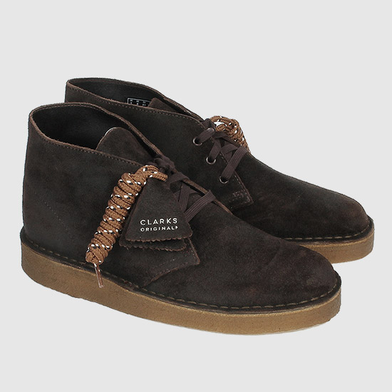 클락스 남성 DESERT COAL 슈즈 26162421 DARK BROWN SUEDE
