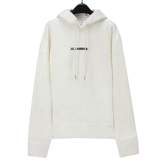 ์ง์๋ Unisex ํ๋ฌ์ค Logo Hoodie Sweatshirt JPPU707512 WU248608 102 WHITE